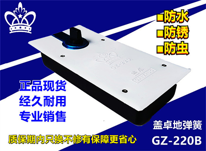 盖卓GZ-220B无框钢化玻璃门通用配件不锈钢地弹簧门